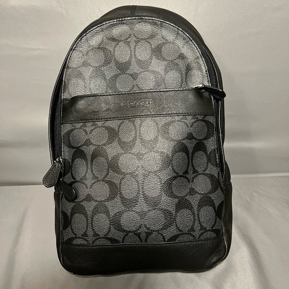 Coach Signature Canvas Crossbody Backpack
